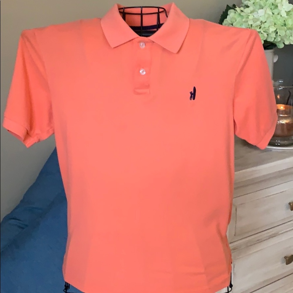 Johnnie-o men’s orange polo size small